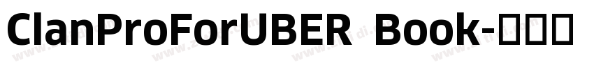 ClanProForUBER Book字体转换